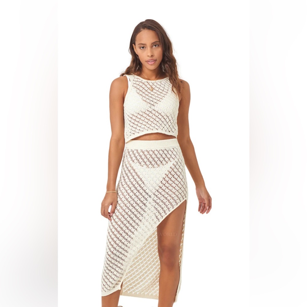 LSPACE Gold Dust Coverup Set